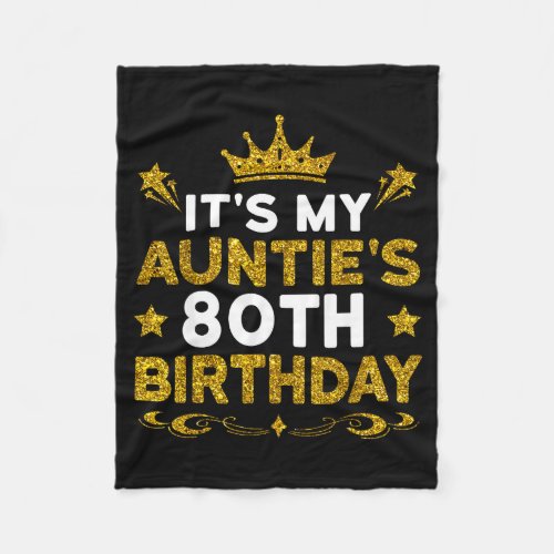 Its My Aunties 80th Birthday Happy Birthday 80 Yea