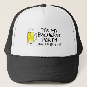 Its My Bachelor Party Beer Trucker Hat