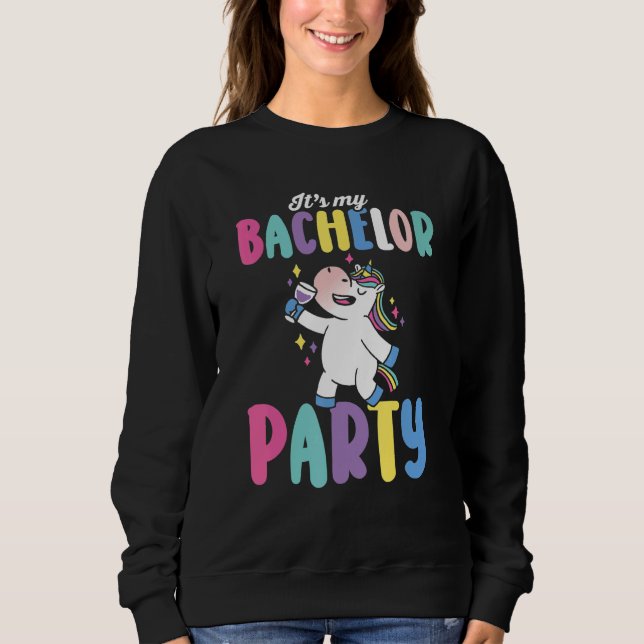 It's My Bachelor Party For Groom Naughty   Men Sweatshirt (Front)