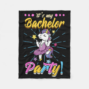 Its My Bachelor Party Groom 1 Fleece Blanket