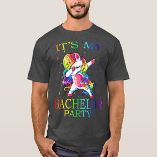 Its My Bachelor Party Unicorn T-Shirt