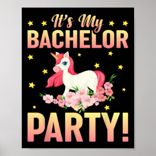 It's My Bachelor Party Wedding Groomsmen Funny Bri Poster