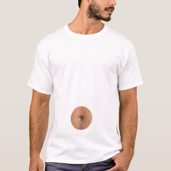 It's My Belly Button T-shirt (circle) by LaughingShirts at Zazzle