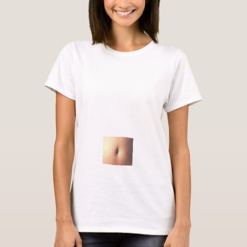 Its My Belly Button Womens T_shirt