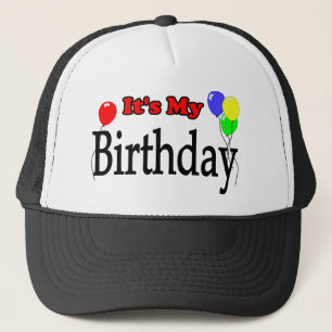 It's My Birthday Balloons Birthday Hat