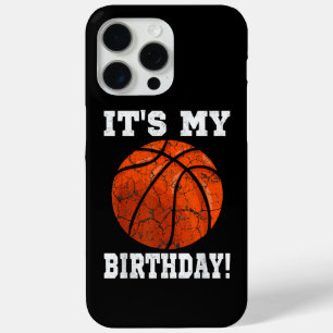 It's My Birthday Basketball Lover Gift Vintage Ret iPhone 15 Pro Max Case