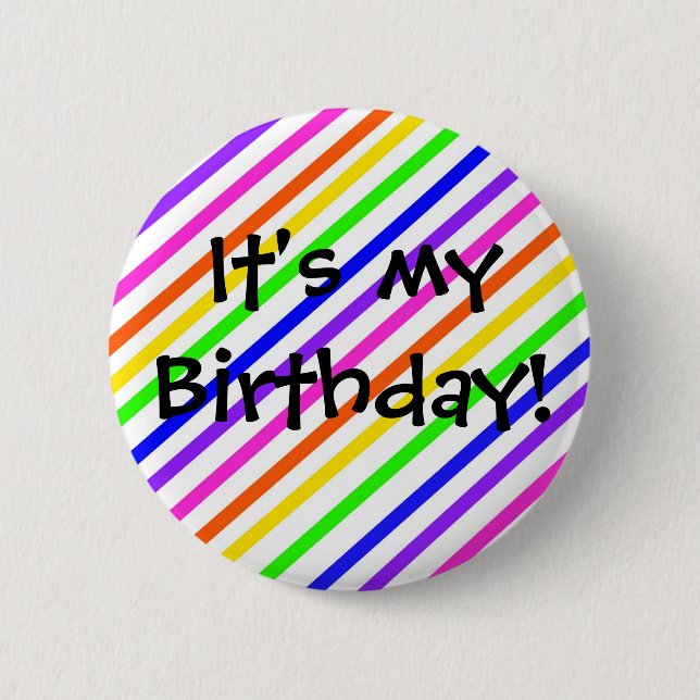 It's my Birthday! Button (Front)