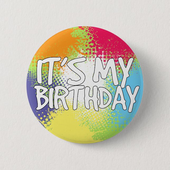 It's My Birthday! Button (Front)