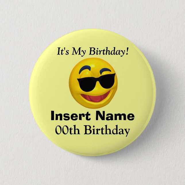 It's My Birthday Button (Front)