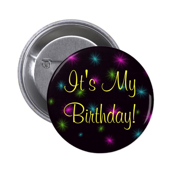 It's My Birthday Button