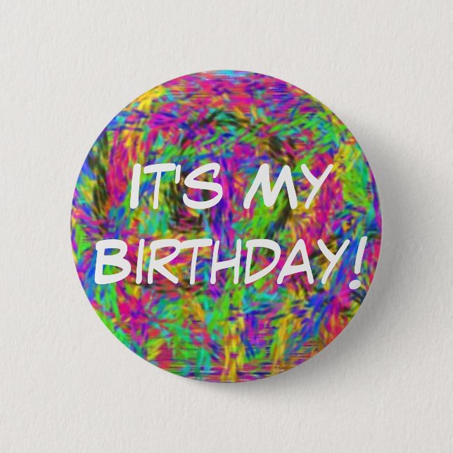 It's My Birthday! Button (Front)