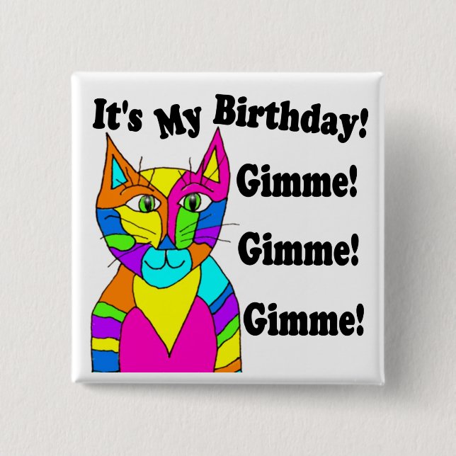 It's My Birthday Button (Front)