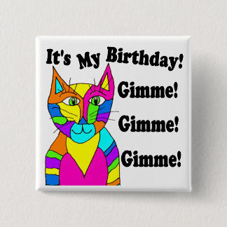 It's My Birthday Button