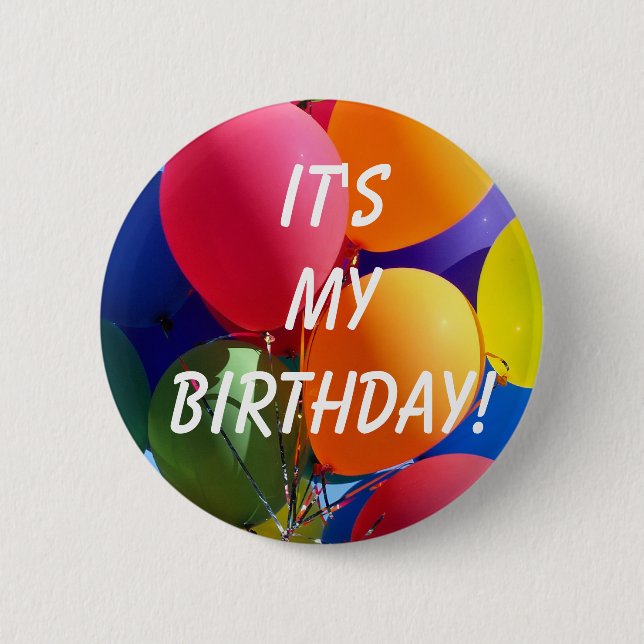 It's My Birthday! Button (Front)