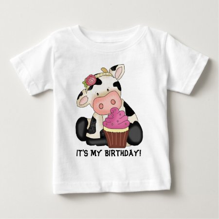 It's My Birthday Cow T-shirt