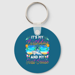 It's My Birthday Cruise Birthday Celebration Keychain