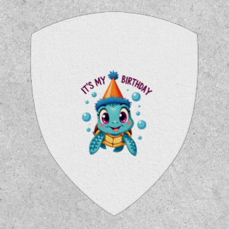 It's My Birthday Cute Sea Turtle Ocean Birthday Pa Patch