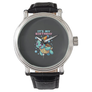 It's My Birthday Cute Sea Turtle Ocean Birthday Pa Watch