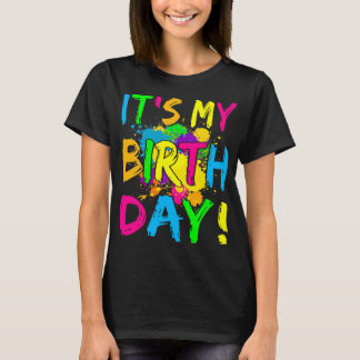 It's My Birthday Glow Party 80s Costume T-Shirt