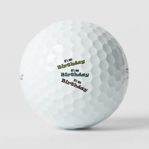 It's My Birthday Golf Balls