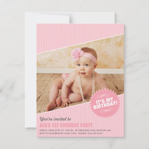 IT'S MY BIRTHDAY! PERSONALIZED INVITES