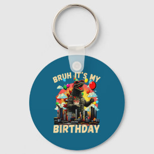 It's My Birthday Kaiju Birthday Party Japan Monste Keychain