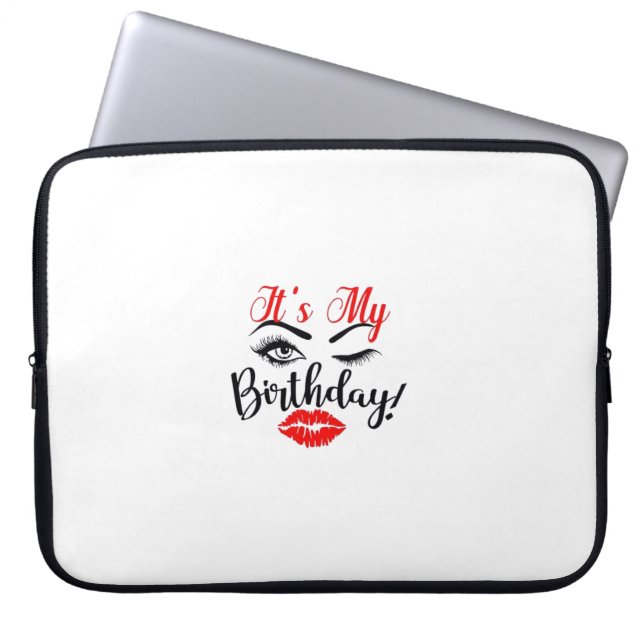 It's My Birthday! Laptop Sleeve (Front)