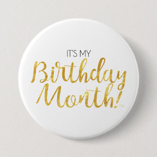 It's My Birthday Month Button
