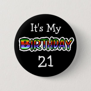 It's My Birthday Personalized Button