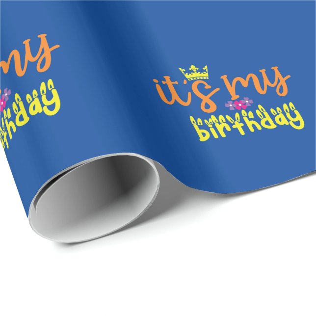 Its My Birthday Wrapping Paper (Roll Corner)