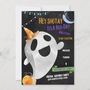 Its My Boo-Day Birthday Invitation Card