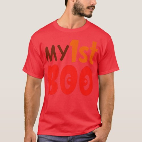 Its My Boo Day Cute Halloween Birthday Ghost Pink  T_Shirt