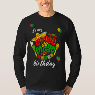 It's My Cinco De Mayo Birthday Cool Party 2022 T-Shirt