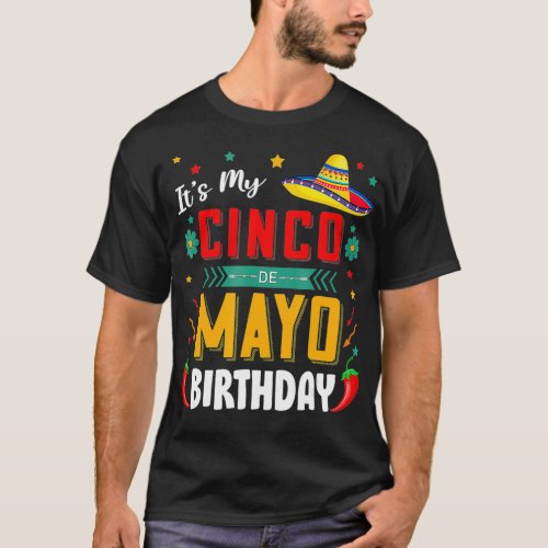 Its My Cinco De Mayo Birthday Funny harry potter  T_Shirt