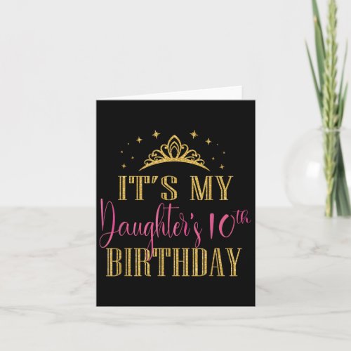 It's My Daughter's 10th Birthday Girls Party Famil