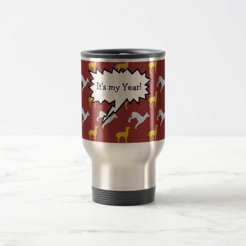 Its my Dog Year 2018 Zodiac Birthday Travel Mug