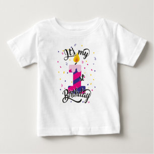 It's My First Birthday Baby T-Shirt