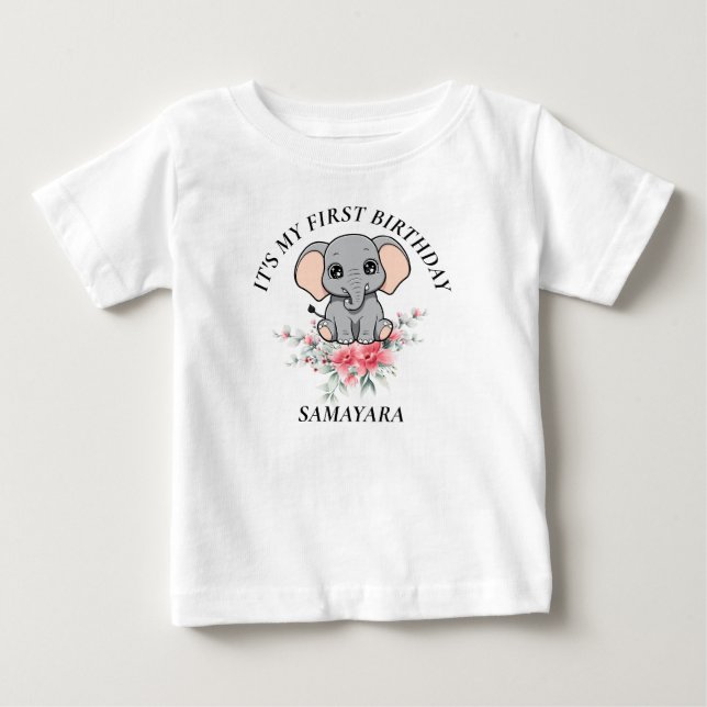Its my first birthday personalized shirt (Front)