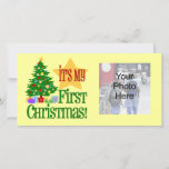 It's My First Christmas, Holiday Baby Photo Cards