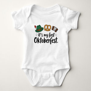 It's My First Oktoberfest Baby Bodysuit