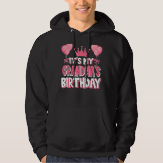 It's My Grandma's Birthday Celebration Hoodie