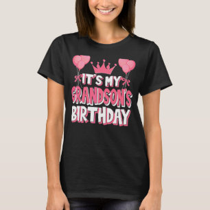It's My Grandson's Birthday Celebration T-Shirt