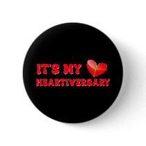 Its My Heartiversary Chd Awareness Hearts Diseases Button