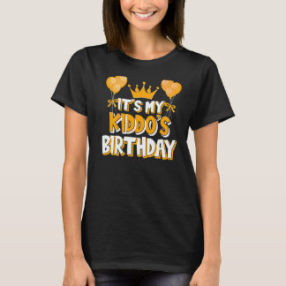 It's My Kiddo's Birthday Celebration Family Matchi T-Shirt