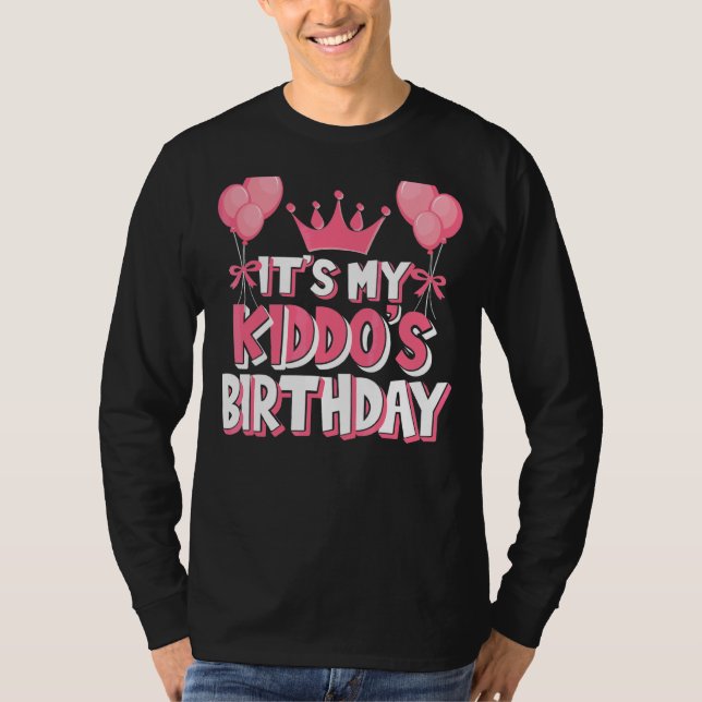 It's My Kiddo's Birthday Celebration T-Shirt (Front)