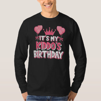 It's My Kiddo's Birthday Celebration T-Shirt