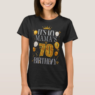 Its My Moms 100th Birthday Butterfly Happy 100 Yea T-Shirt