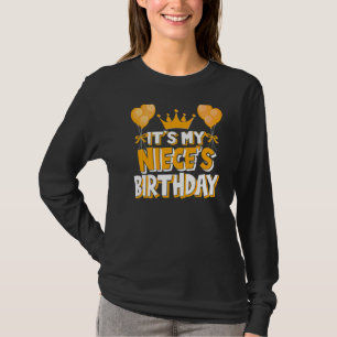 It's My Niece's Birthday Celebration Family Matchi T-Shirt