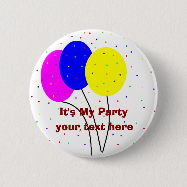 It's My Party, Button (Front)