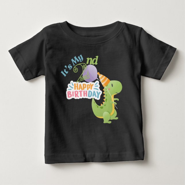 It's My Second Birthday Baby T-Shirt (Front)